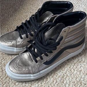 Silver like new VANS